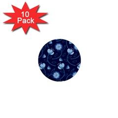 Flower 1  Mini Buttons (10 Pack)  by zappwaits