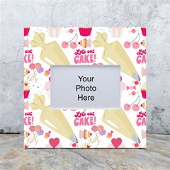 Desserts Pastries Baking Wallpaper White Box Photo Frame 4  X 6  by Ravend