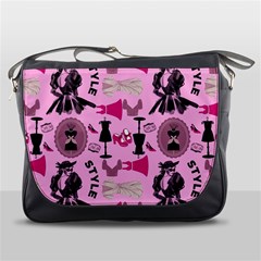 Fashion Girl Newyork Bts Nft Messenger Bag by Ravend