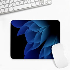 Abstract Blue Background Small Mousepad by artworkshop