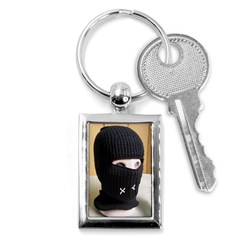 Ski Mask  Key Chain (rectangle) by Holyville