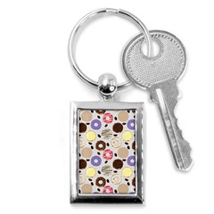 Donuts! Key Chain (rectangle) by fructosebat