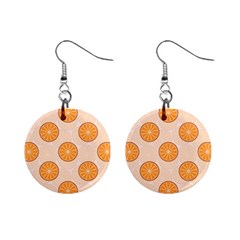 Orange Slices! Mini Button Earrings by fructosebat