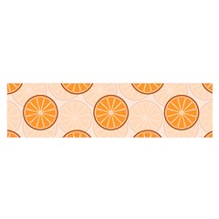 Orange Slices! Oblong Satin Scarf (16  X 60 ) by fructosebat