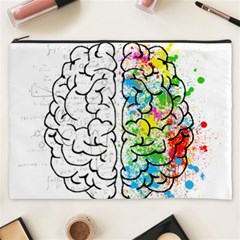 Brain-mind-psychology-idea-drawing Cosmetic Bag (xxxl) by Jancukart