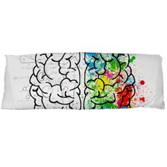 Brain-mind-psychology-idea-drawing Body Pillow Case (dakimakura) by Jancukart