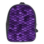 Purple Scales! School Bag (Large) Front