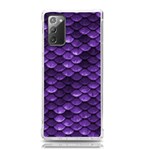 Purple Scales! Samsung Galaxy Note 20 TPU UV Case Front