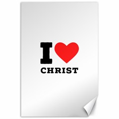 I Love Christ Canvas 24  X 36  by ilovewhateva