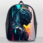 Who Sample Robot Prettyblood School Bag (Large) Front