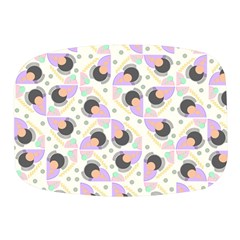 Pattern Pastel Drawing Art Mini Square Pill Box by Uceng