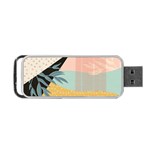 Leaves Pattern Design Colorful Portable USB Flash (Two Sides) Back