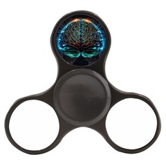 Brain Mind Technology Circuit Board Layout Patterns Finger Spinner by Uceng