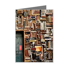 Books Mini Greeting Card by artworkshop