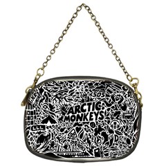 Arctic Monkeys Digital Wallpaper Pattern No People Creativity Chain Purse (one Side) by Sudhe