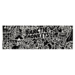 Arctic Monkeys Digital Wallpaper Pattern No People Creativity Banner And Sign 6  X 2  by Sudhe