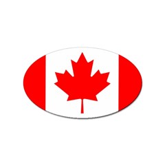 Canada Flag Canadian Flag View Sticker (oval) by Ravend