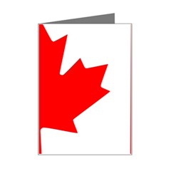 Canada Flag Canadian Flag View Mini Greeting Card by Ravend