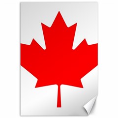 Canada Flag Canadian Flag View Canvas 12  X 18  by Ravend