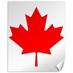 Canada Flag Canadian Flag View Canvas 11  X 14  by Ravend