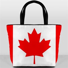 Canada Flag Canadian Flag View Bucket Bag by Ravend