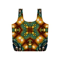 Background Abstract Fractal Annotation Texture Full Print Recycle Bag (s) by Ravend