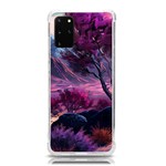 Landscape Landscape Painting Purple Purple Trees Samsung Galaxy S20Plus 6.7 Inch TPU UV Case Front