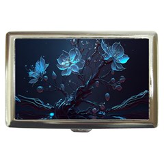 Ai Generated Cherry Blossom Blossoms Art Cigarette Money Case by Ravend