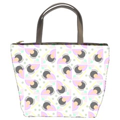 Pattern Pastel Drawing Art Bucket Bag by Ravend