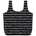 Pi Circle Diameter Circumference Ratio Radius Full Print Recycle Bag (XXL) Back