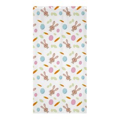 Easter Bunny Pattern Hare Easter Bunny Easter Egg Shower Curtain 36  X 72  (stall)  by Ravend