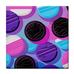 Cookies Chocolate Cookies Sweets Snacks Baked Goods Tile Coaster by Ravend