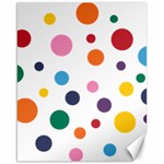 Polka Dot Canvas 16  x 20  15.75 x19.29  Canvas - 1