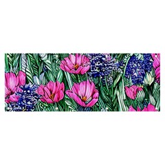 Cherished Watercolor Flowers Banner And Sign 8  X 3  by GardenOfOphir