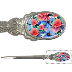 Classy Watercolor Flowers Letter Opener by GardenOfOphir