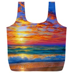 Summer Sunset Full Print Recycle Bag (xxxl) by GardenOfOphir