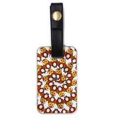 Owl Animal Bird Nature Feather Eyes Plumage Luggage Tag (one Side) by Ravend