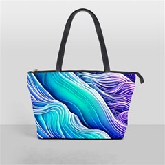 Ocean Waves In Pastel Tones Classic Shoulder Handbag by GardenOfOphir