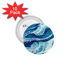 Summer Ocean Waves 1 75  Buttons (10 Pack) by GardenOfOphir