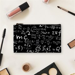 E=mc2 Text Science Albert Einstein Formula Mathematics Physics Cosmetic Bag (small) by Jancukart