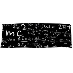 E=mc2 Text Science Albert Einstein Formula Mathematics Physics Body Pillow Case (dakimakura) by Jancukart