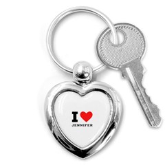 I Love Jennifer  Key Chain (heart) by ilovewhateva