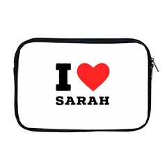 I Love Sarah Apple Macbook Pro 17  Zipper Case by ilovewhateva