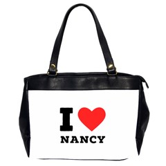 I Love Nancy Oversize Office Handbag (2 Sides) by ilovewhateva