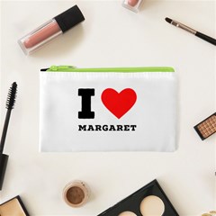 I Love Margaret Cosmetic Bag (xs) by ilovewhateva