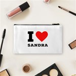 I love sandra Cosmetic Bag (Small) Back