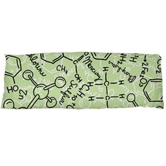 Multicolored Chemical Bond Illustration Chemistry Formula Science Body Pillow Case (dakimakura) by Jancukart