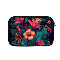 Tropical Flowers Floral Floral Pattern Pattern Apple Macbook Pro 13  Zipper Case by Pakemis