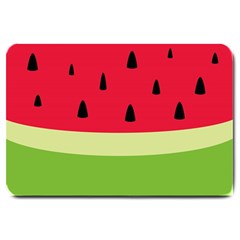 Watermelon Fruit Food Healthy Vitamins Nutrition Large Doormat by Wegoenart