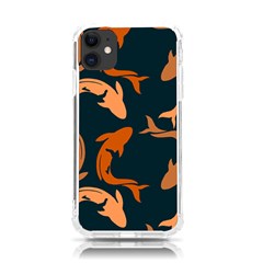 Background Pattern Texture Design Wallpaper Fish Iphone 11 Tpu Uv Print Case by Wegoenart